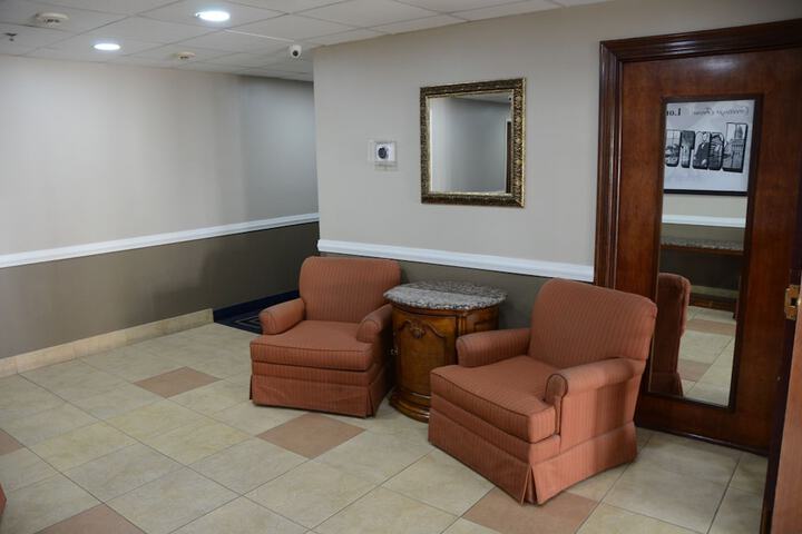 Lobby sitting area