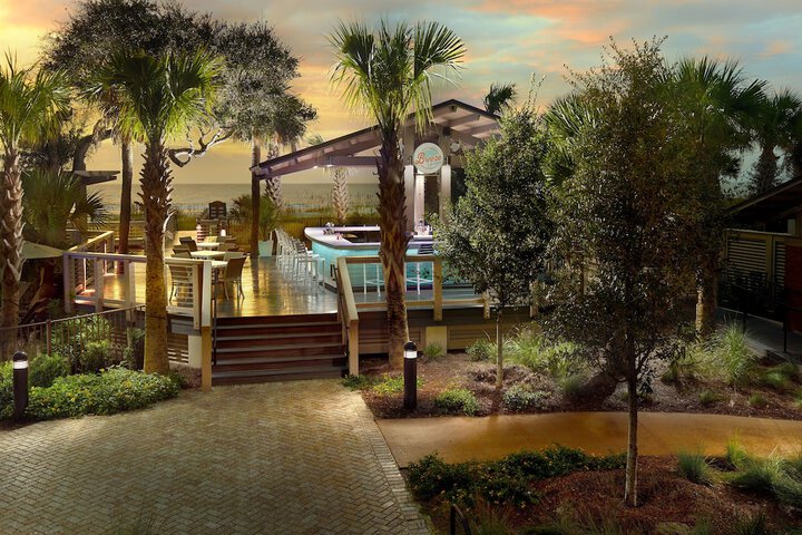Poolside bar
