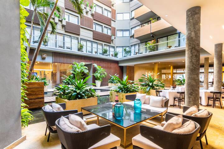 Lobby sitting area