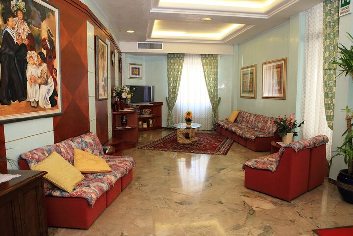 Lobby sitting area