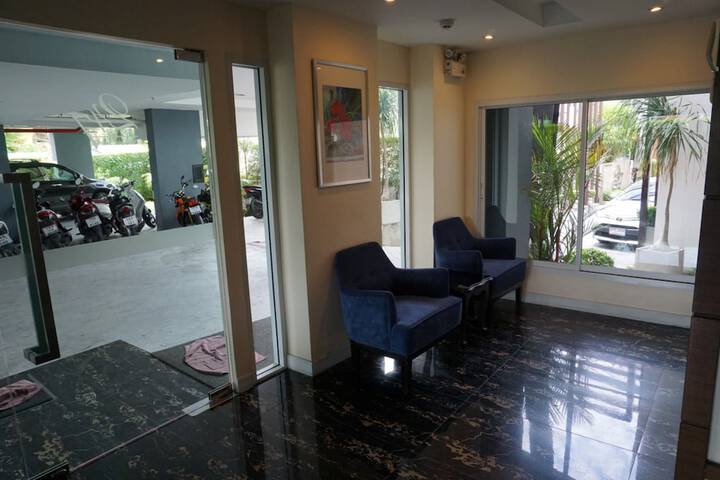Interior entrance