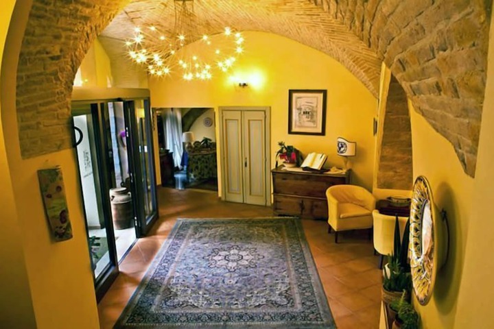 Interior entrance