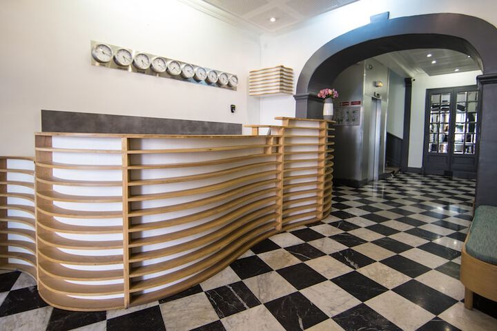 Interior entrance