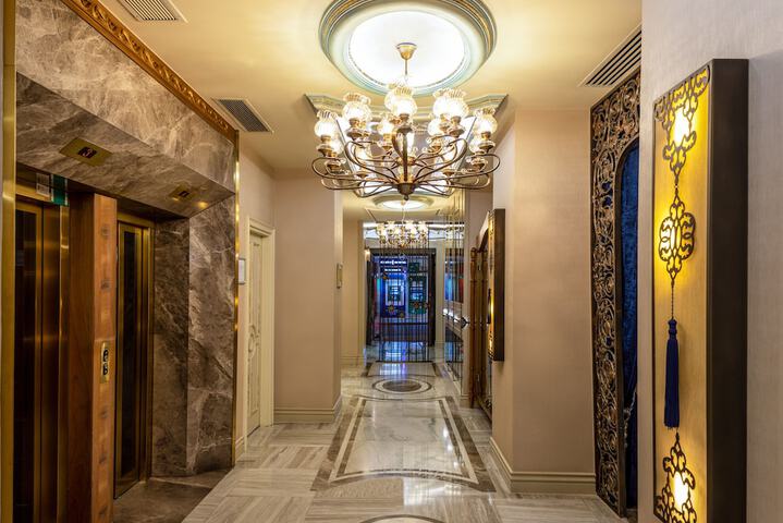 Interior entrance