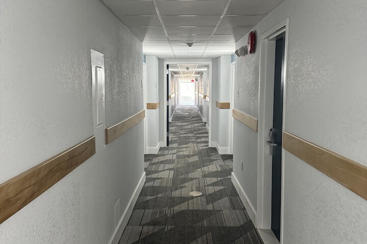 Interior entrance
