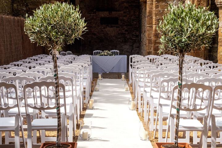 Indoor wedding