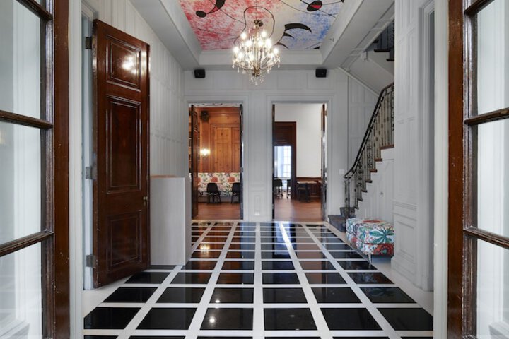 Interior entrance
