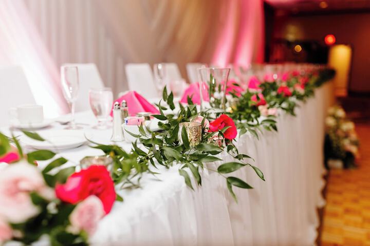 Indoor wedding