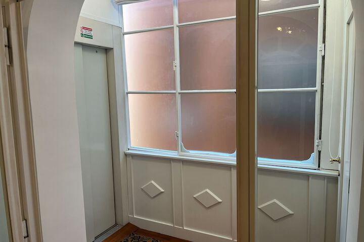 Interior entrance