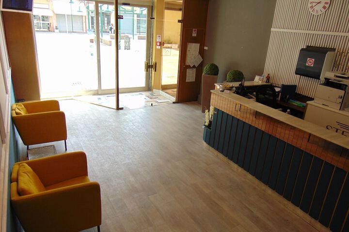 Interior entrance