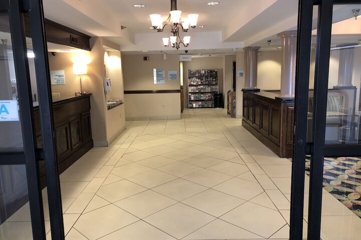 Interior entrance