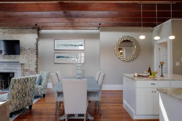 Image of Sprawling Penthouse with Rooftop Deck Blocks from the River