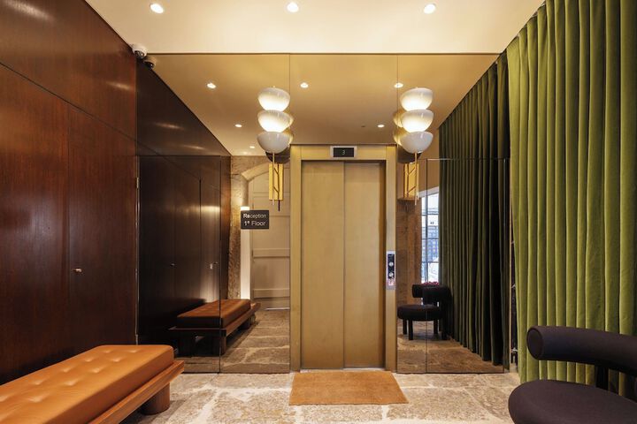 Interior entrance