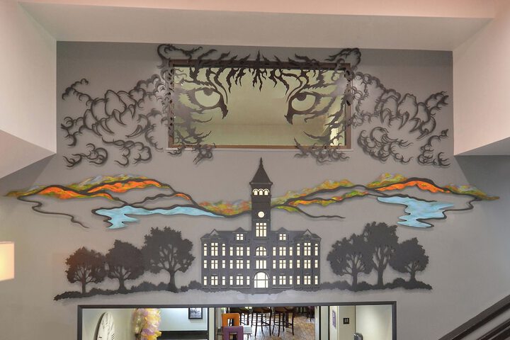 Interior entrance