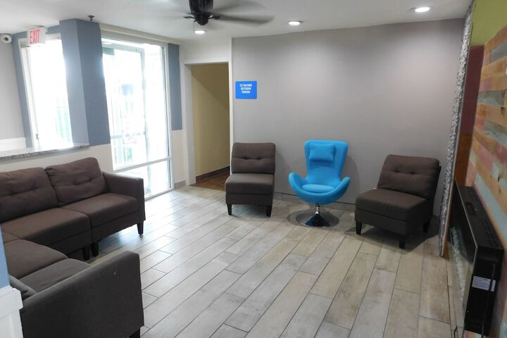Lobby sitting area