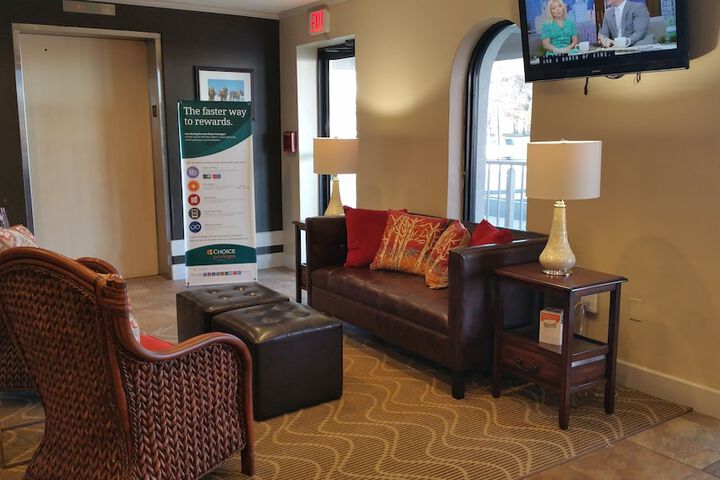 Lobby sitting area