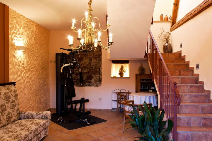 Interior entrance