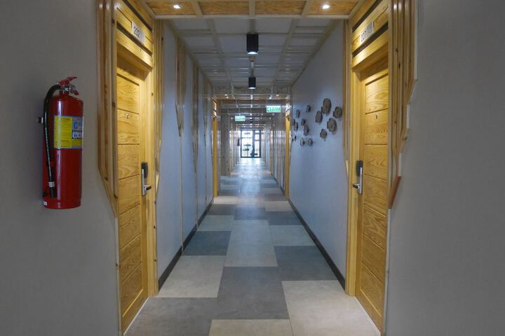 Interior entrance