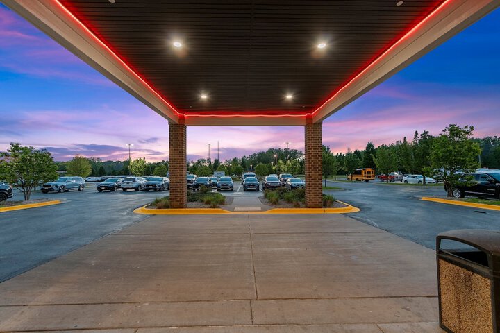 Front of property - evening/night