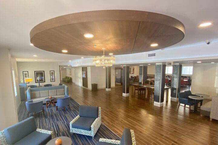 Lobby sitting area