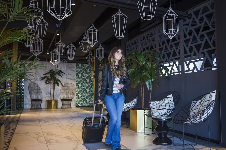 Interior entrance