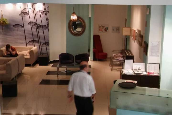 Lobby sitting area