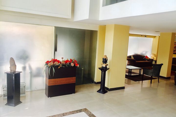 Interior entrance