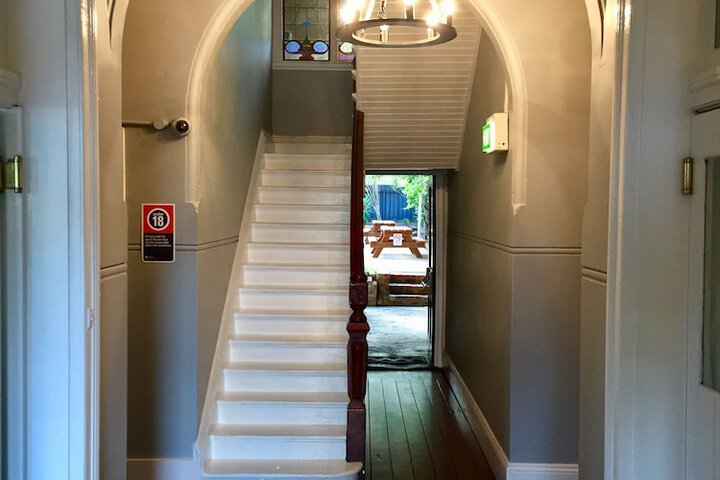 Interior entrance
