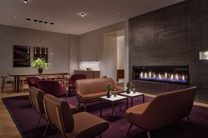 Lobby sitting area
