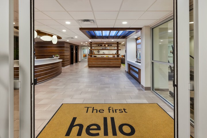 Interior entrance