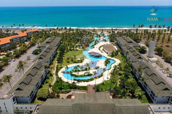 Flat ou Bangalo Luxo Beach Class Beira Mar Muro Alto
