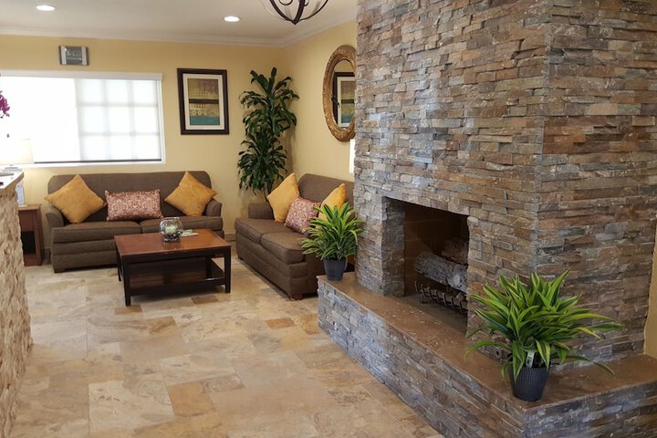Lobby sitting area