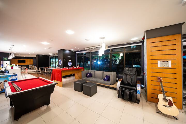 Interior entrance