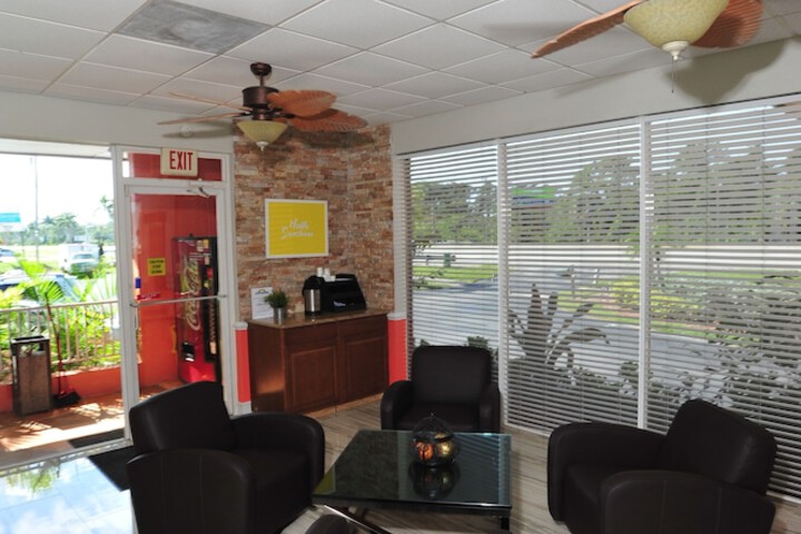 Lobby sitting area