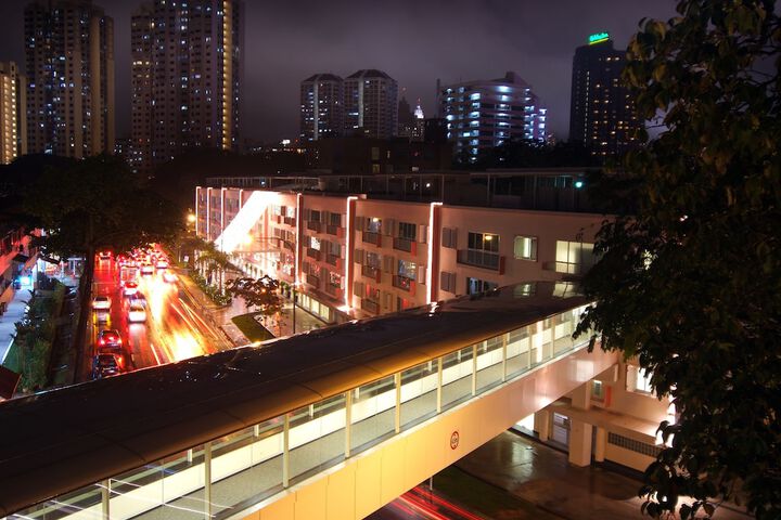 Front of property - evening/night