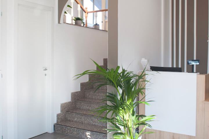 Interior entrance