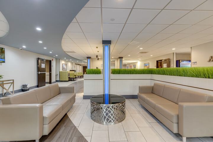 Lobby sitting area