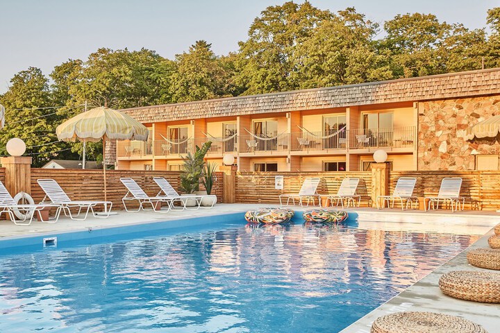 Pool image of The June Motel Sauble Beach