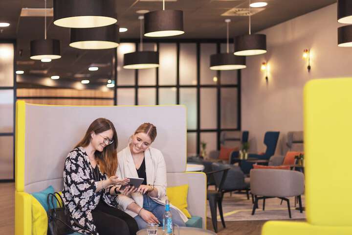 Lobby sitting area