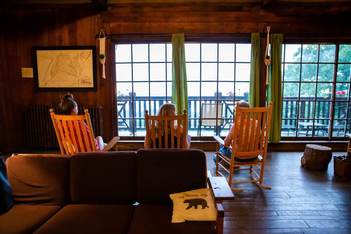 Lobby sitting area