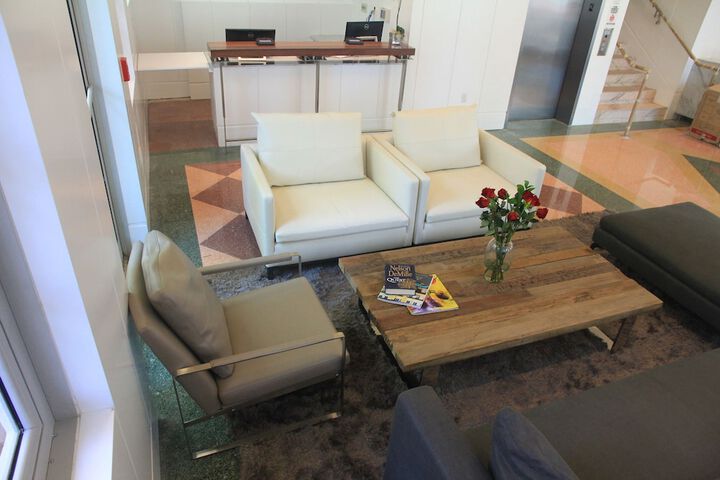Lobby sitting area