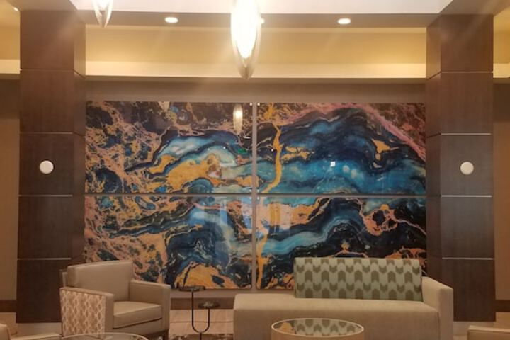 Lobby sitting area
