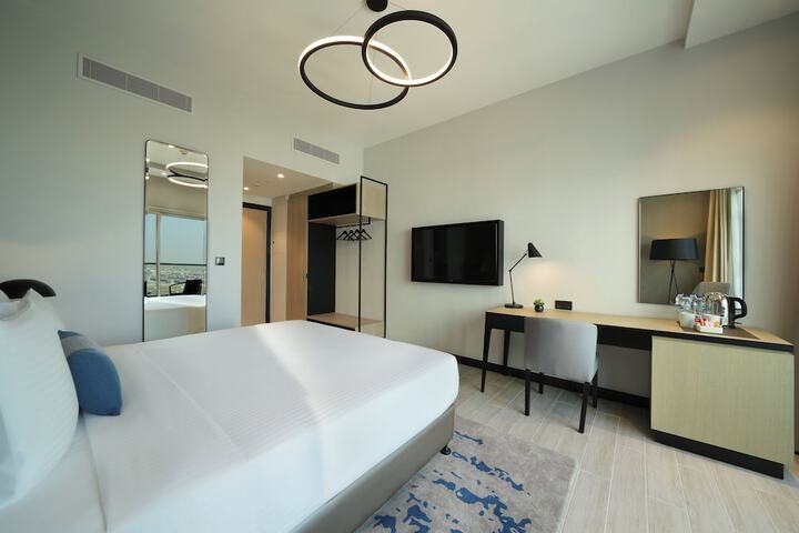 Exterior of Damac Hills 2 Hotel an Edge by Rotana