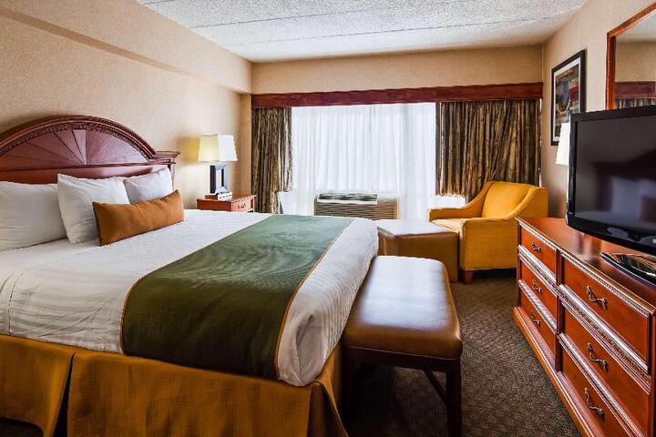 Suite 1 King Bed Penthouse Oversized Room Sofa Bed High Speed Internet Accessible Microwave and Refrigerator (1 of 11)