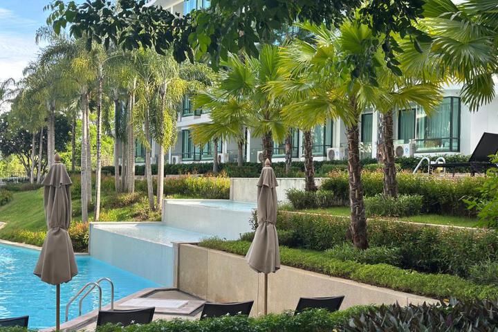 Apartment in 5 hotel with sea view and waterpark