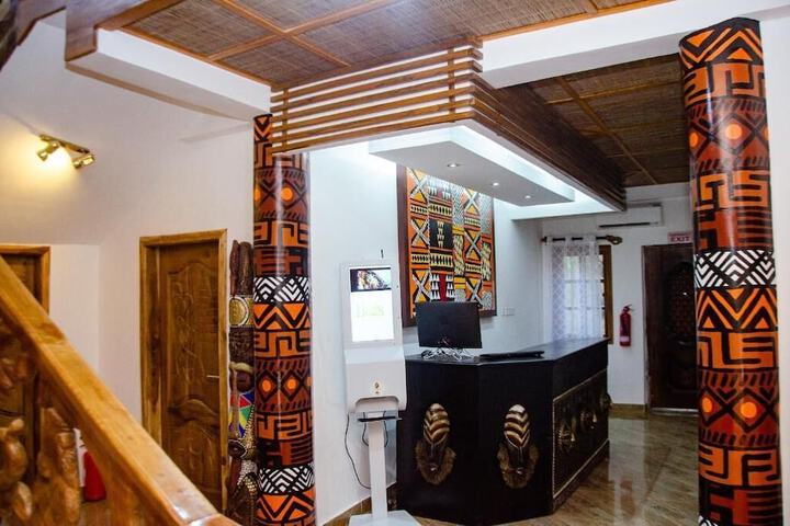 Exterior of ikes Cultural village