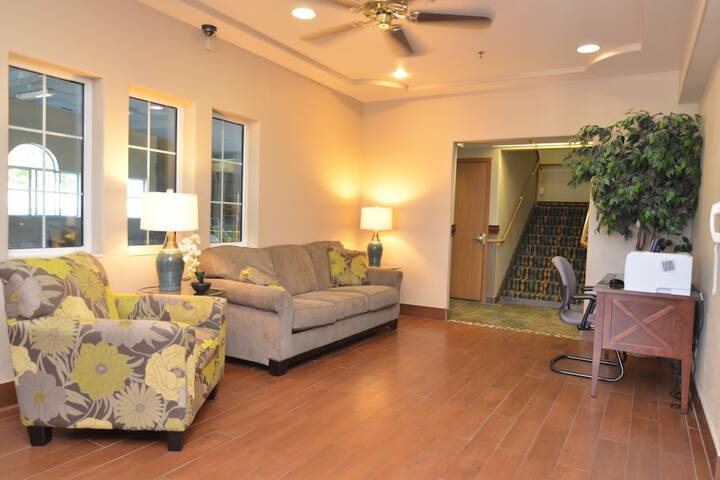 Lobby sitting area