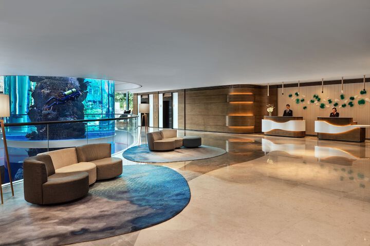 Lobby sitting area