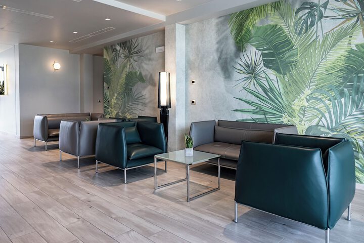 Lobby sitting area