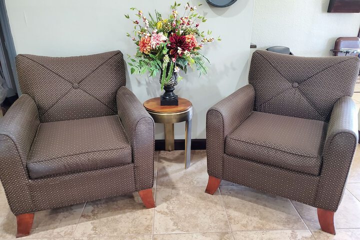 Lobby sitting area